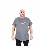 Moc Grande 25167 Strong Antrasit Melanj Sıfır Yaka Erkek T-shirt