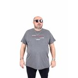 Moc Grande 25167 Strong Antrasit Melanj Sıfır Yaka Erkek T-shirt