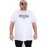 Moc Grande 25167 Strong Beyaz Sıfır Yaka Erkek T-shirt