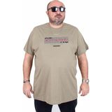 Moc Grande 25167 Strong Haki Sıfır Yaka Erkek T-shirt