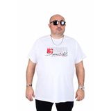 Moc Grande 25169 Impossible Beyaz Sıfır Yaka Erkek T-shirt