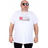 Moc Grande 25169 Impossible Beyaz Sıfır Yaka Erkek T-shirt