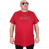 Moc Grande 25169 Impossible Bordo Sıfır Yaka Erkek T-shirt