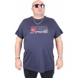 Moc Grande 25169 Impossible Lacivert Sıfır Yaka Erkek T-shirt