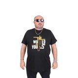 Moc Grande 25170 The World Siyah Sıfır Yaka Erkek T-shirt