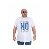Moc Grande 25172 No Control Beyaz Sıfır Yaka Erkek T-shirt