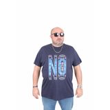 Moc Grande 25172 No Control Lacivert Sıfır Yaka Erkek T-shirt