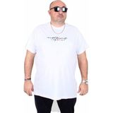 Moc Grande 25173 Nothing Beyaz Sıfır Yaka Erkek T-shirt
