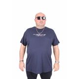 Moc Grande 25173 Nothing Lacivert Sıfır Yaka Erkek T-shirt