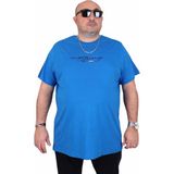 Moc Grande 25173 Nothing Saks Sıfır Yaka Erkek T-shirt