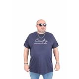 Moc Grande 25174 Country Lacivert Sıfır Yaka Erkek T-shirt