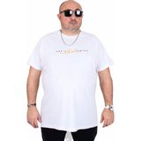 Moc Grande 25175 Lets Get Going Beyaz Sıfır Yaka Erkek T-shirt