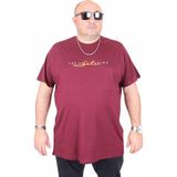 Moc Grande 25175 Lets Get Going Mürdüm Sıfır Yaka Erkek T-shirt