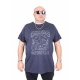 Moc Grande 25177 Only Cool Lacivert Sıfır Yaka Erkek T-shirt