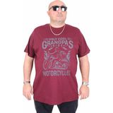 Moc Grande 25177 Only Cool Mürdüm Sıfır Yaka Erkek T-shirt