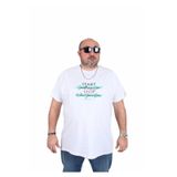 Moc Grande 25178 Start Stop Beyaz Sıfır Yaka Erkek T-shirt