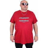 Moc Grande 25178 Start Stop Bordo Sıfır Yaka Erkek T-shirt