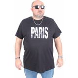 Moc Grande 25179 Paris Siyah Sıfır Yaka Erkek T-shirt