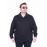 Moc Grande 25727 Siyah Uzun Kollu Klasik Stil Erkek Gömlek