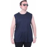 Moc Grande 26121 Life is Never Lacivert Kolsuz Baskılı Erkek T-shirt