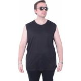 Moc Grande 26121 Life is Never Siyah Kolsuz Baskılı Erkek T-shirt