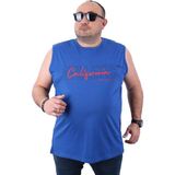 Moc Grande Büyük Beden Erkek Atlet Bisiklet Yaka Athletıc Indigo 22126-3 Std - 2XL