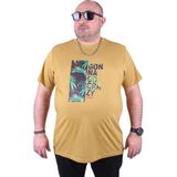Moc Grande Crazy 23116 Büyük Beden Limon Erkek T-shirt