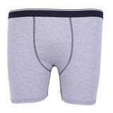 MOC GRANDE Erkek Büyük Beden Likralı Uzun Paça Boxer 11906 GRI MELANJ