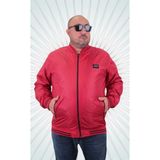 Moc Grande Kırmızı Büyük Beden Basic Pilot Mont 23823 Erkekler İçin Rahat Kullanım - 5XL