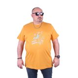 Moc Grande Lightning 23132 Büyük Beden Hardal Erkek T-shirt