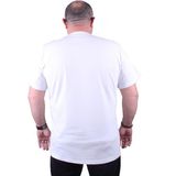 Moc Grande Mocgrande Erkek Beyaz Basic V Yaka Tişört 11170 Kısa Kol Günlük Kullanım İçin - 8XL