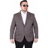 Moc Grande Mocgrande Erkek Büyük Beden 4 Drop Blazer Sedef Ceket 500606 Kahverengi - 72