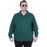 Moc Grande Nefti Erkek Uzun Kollu Gömlek Klasik Rahat Kalıp Orta Kalınlık - 5XL