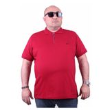 Moc Grande Polo 11500 Büyük Beden Bordo Erkek T-shirt