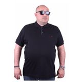 Moc Grande Polo 11500 Büyük Beden Siyah Erkek T-shirt
