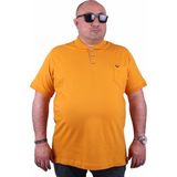 Moc Grande Polo 11501 Büyük Beden Hardal Erkek T-shirt