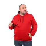 MOC GRANDE Starbattal Büyük Beden Erkek Basic Sweat Kapüşonlu 11700-87