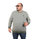 MOC GRANDE Starbattal Büyük Beden Erkek Bisiklet Yaka Sweatshirt 22715-771