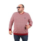 MOC GRANDE Starbattal Büyük Beden Erkek Bisiklet Yaka Sweatshirt 22715-778