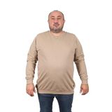 MOC GRANDE Starbattal Büyük Beden Sweatshirt Bisiklet Yaka Deri Arma 22703-2151