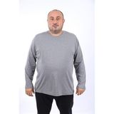 Moc Grande Uzun Kol Bisiklet Yaka Antrasit Erkek T-shirt
