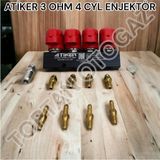 Mocan Atiker Enjektör - 4 Silindir - 3 Ohm - Yeni Üretin Tarihli - Renkli