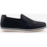 Mocassini Hakiki Deri Erkek Spor & Sneaker Ayakkabı 25545 - Açık Kahve Lacivert