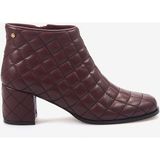 Mocassini Hakiki Deri Kadın Kapitone Bot 9209-22 - Bordo
