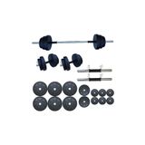 Mocca Style 75 Kg Ağırlık Seti 75 Kg Vücut Geliştirme Aleti Halter Seti(70 Kg Plaka Agırlığı)