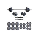Mocca Style 85 Kg Ağırlık Seti 85 Kg Vücut Geliştirme Aleti Halter Seti (80 Kg Plaka Ağırlığı)
