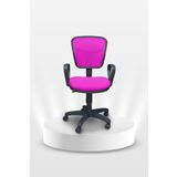 Mocca Style Fileli Pembe Ofis Ev Sekreter Pc Koltuğu