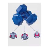 Mocca Style Mavi 3 KG x 2 Adet 6 KG Dambıl Seti 6 KG Dumbell Set