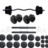 Moccastyle 105 KG Z BARLI Ağırlık Seti 105 Kg Vücut Geliştirme Aleti Halter Seti (100 kg Plaka Ağırlığı)