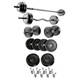 Moccastyle 23 kg MEGASET Halter Seti ve Dambıl Seti Ağırlık Fitness Seti
